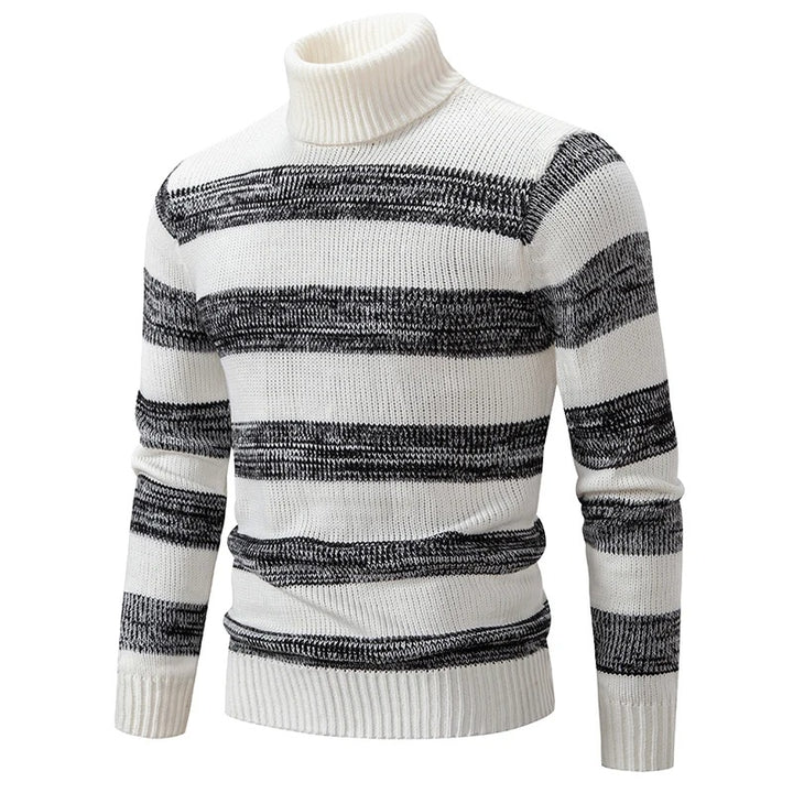 Steve™ Knitted sweater with stand-up collar