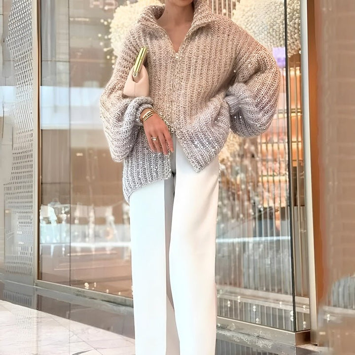 Lilly™ Glittering Silk Cardigan