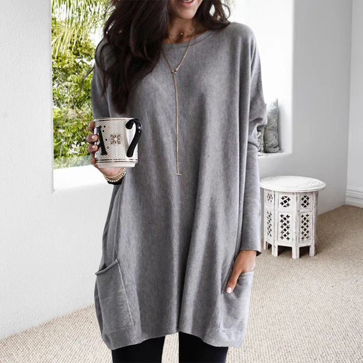 Gwen™ Oversized Round Neck Jumper