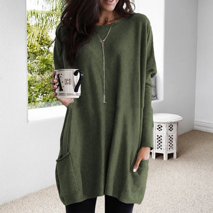 Gwen™ Oversized Round Neck Jumper