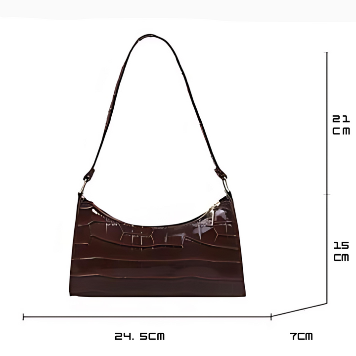 Millie™ Glossy Leather Handbag