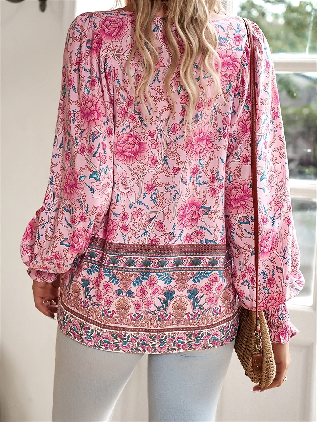 Jovie™ Vintage Floral Peasant Top