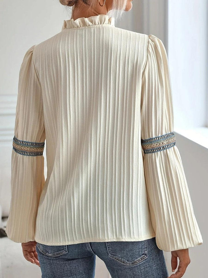 Lady Luxe™ | Elegant Long-Sleeved Top