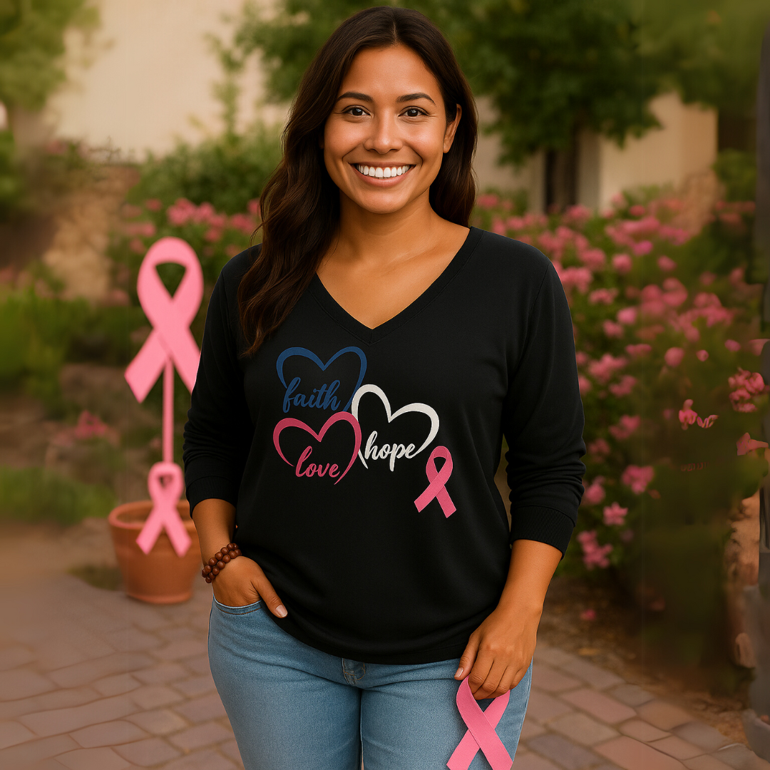 Elyse™ Breast Cancer Awareness Support Top