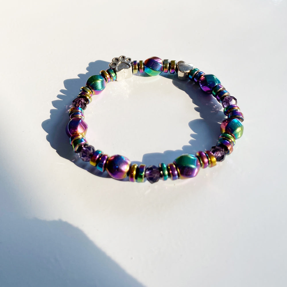 Magnetic Bracelet with Paw Charm