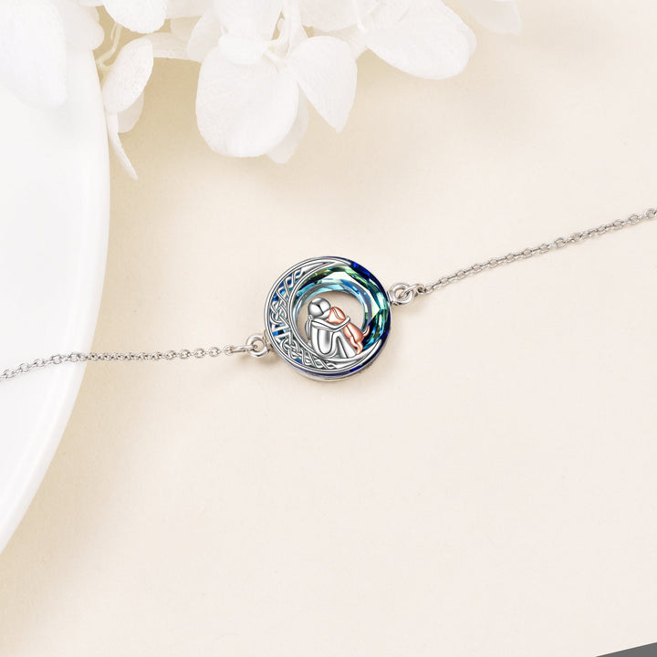 Adjustable Silver Charm Bracelet for Dogs