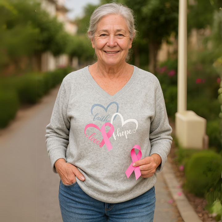 Elyse™ Breast Cancer Awareness Support Top
