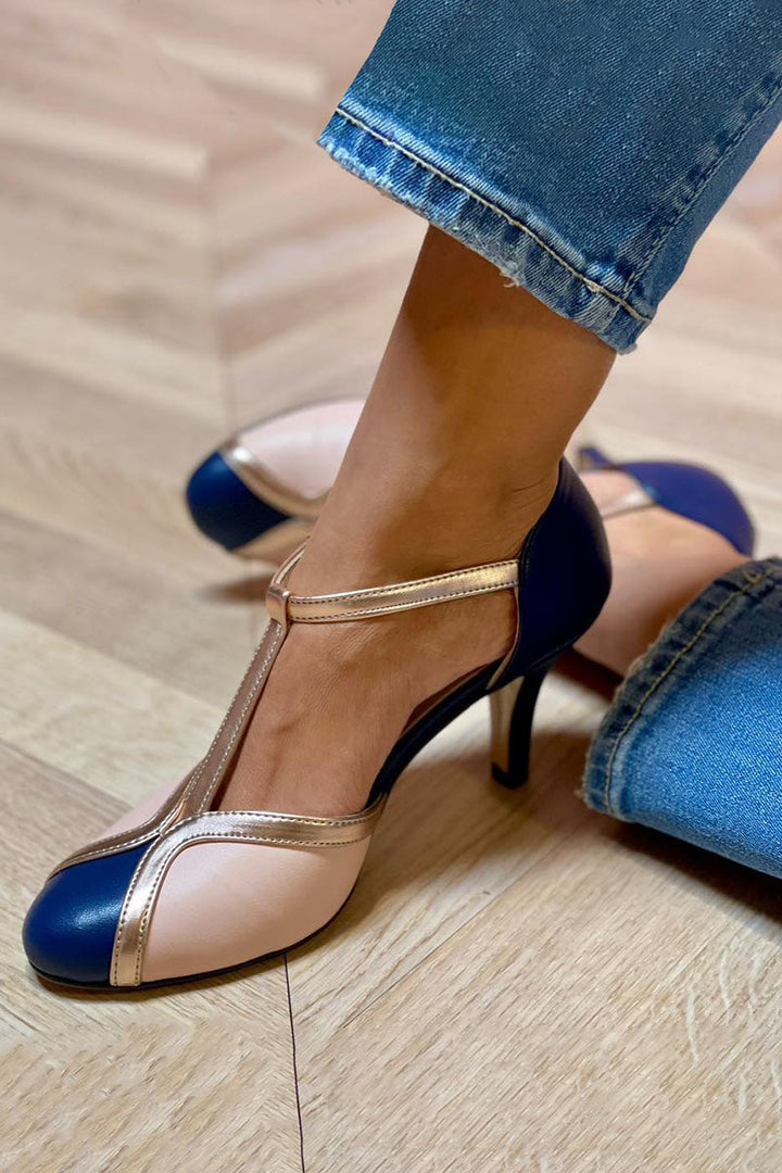 Maisie™ Elegant T-Strap Heels
