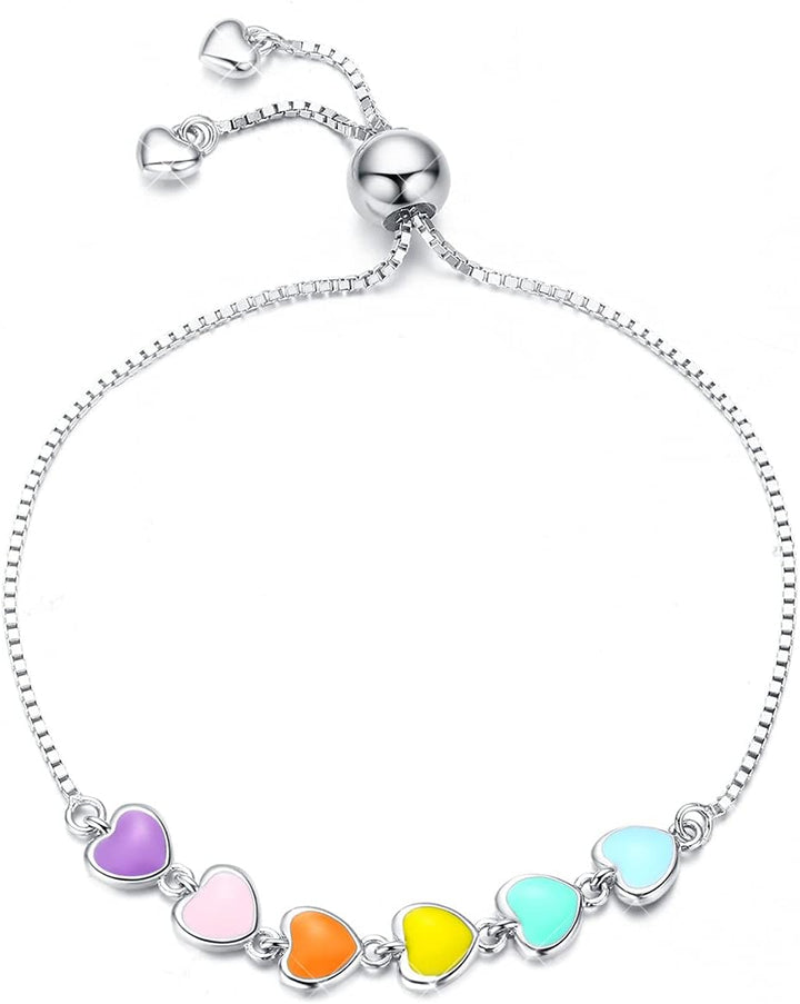 Adjustable Silver Paw Print Bracelet