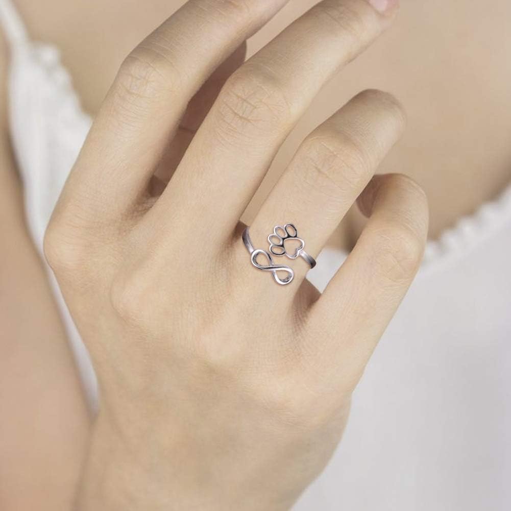 Artisan Paw and Heart Ring
