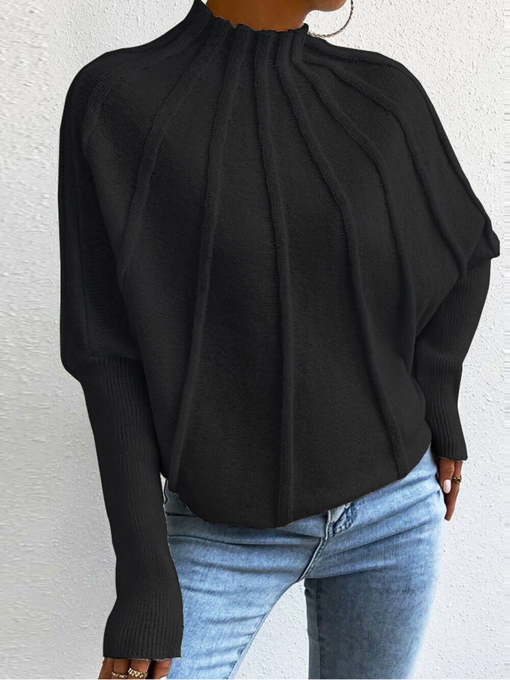 Erin™ - Oversized Dolman Sleeve Sweater