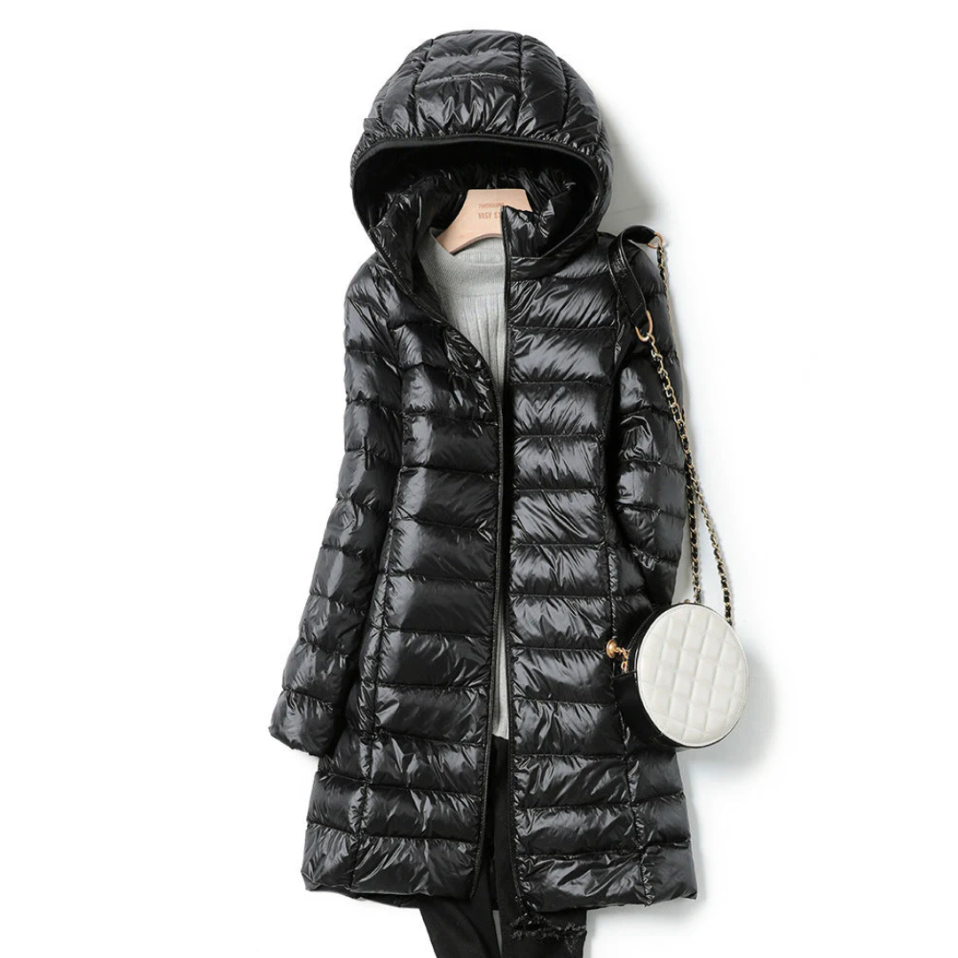 Katie™ Long Ultralight Puff Down Jacket