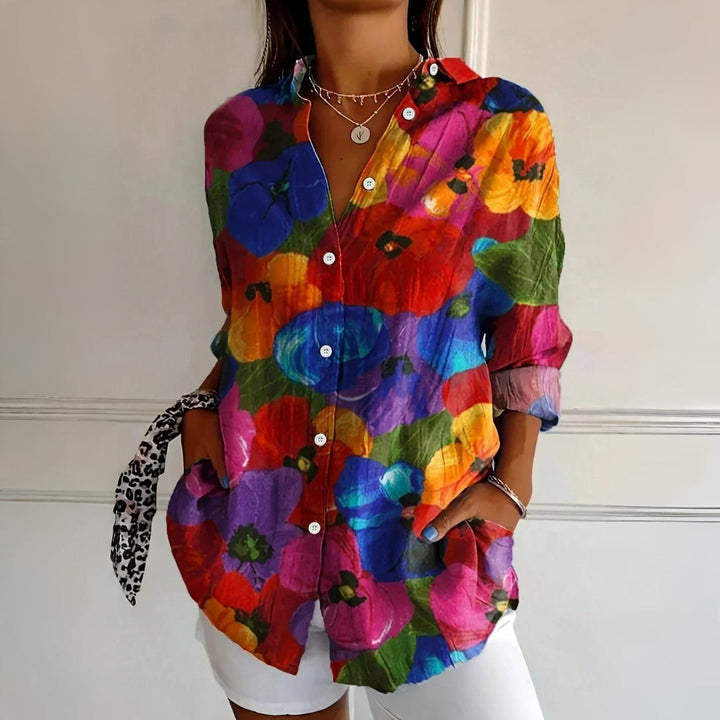 Arleth™ Colorful Pattern Blouse