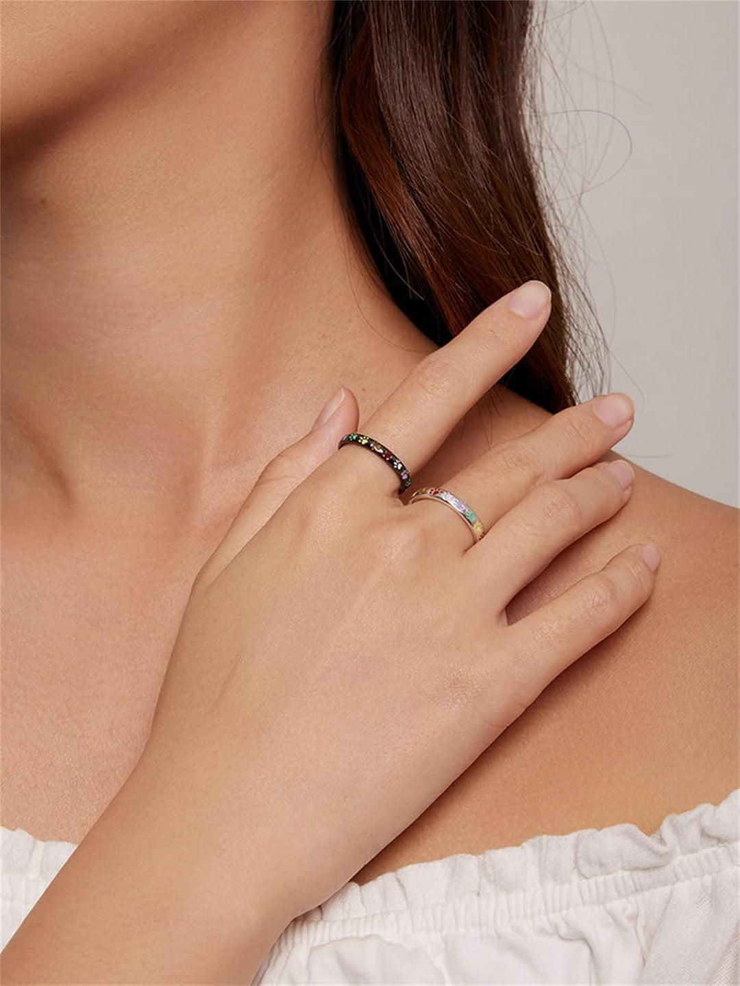 Paw Print Silver Ring