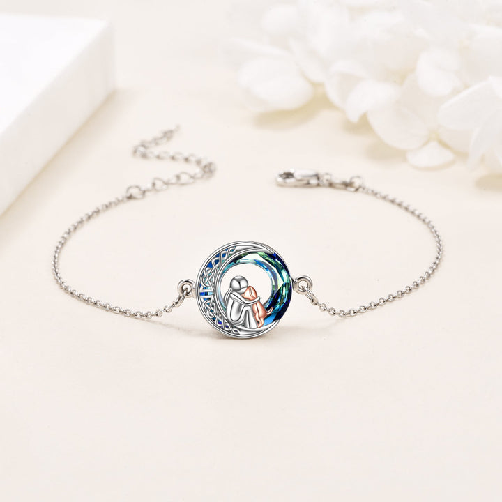 Adjustable Silver Charm Bracelet for Dogs