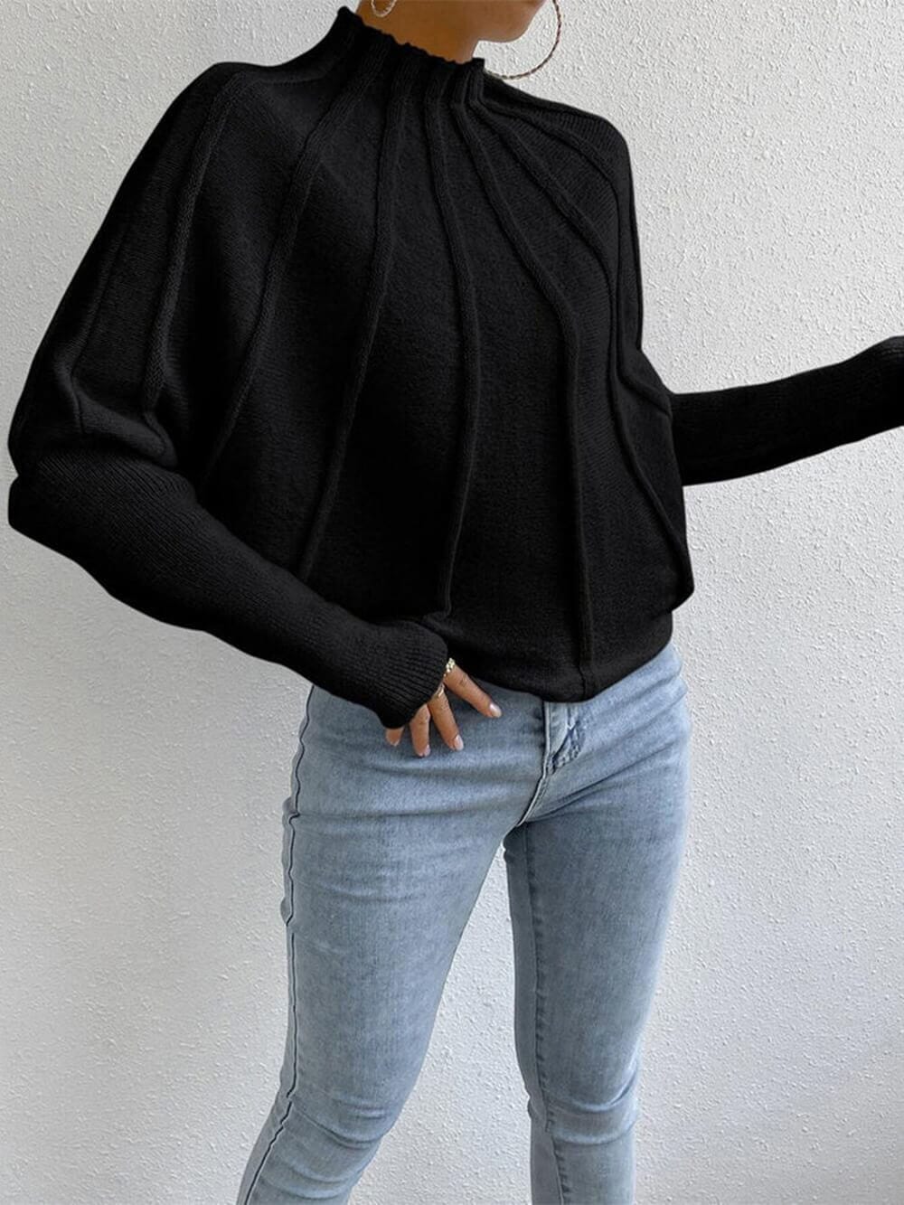 Erin™ - Oversized Dolman Sleeve Sweater