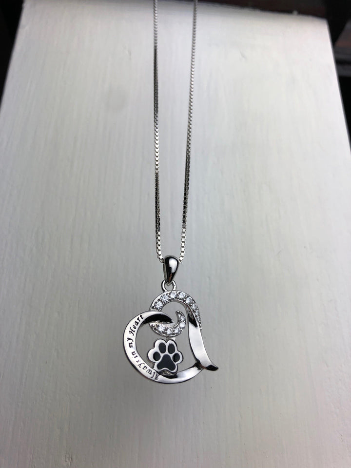 Stainless Steel Elegant Dog Memorial Pendant