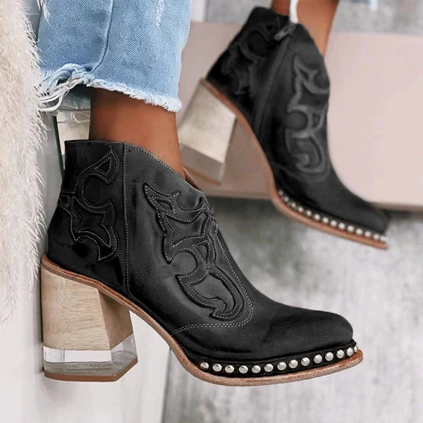 Sue Norwich Embroidered Leather Boots
