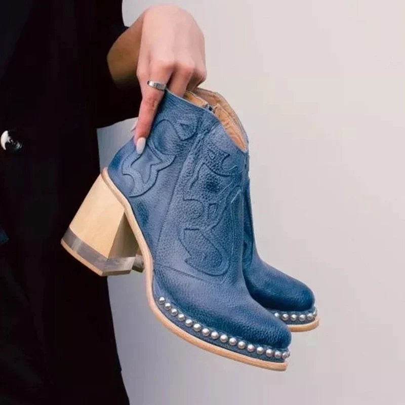 Sue Norwich Embroidered Leather Boots