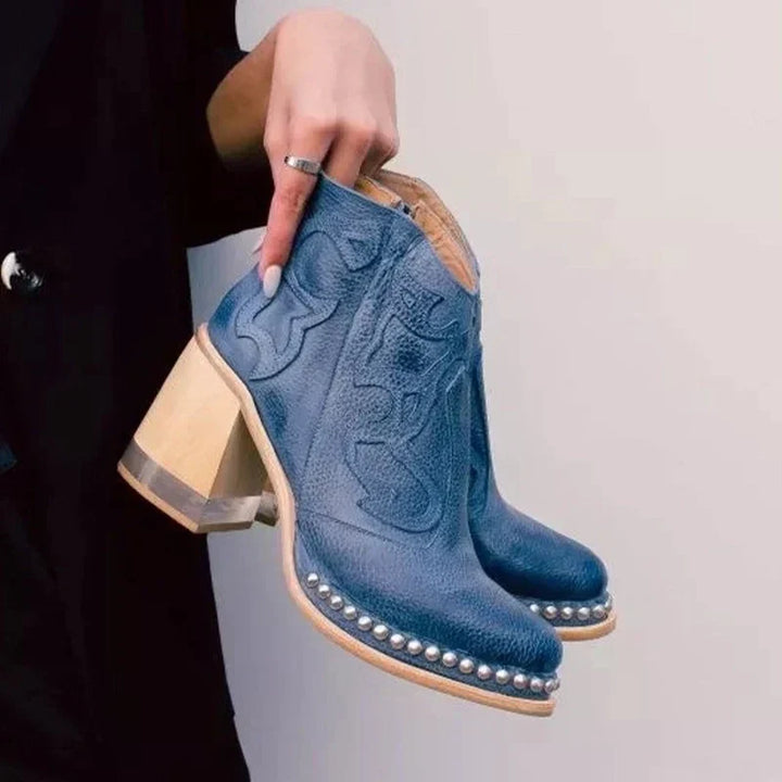 Sue Norwich Embroidered Leather Boots