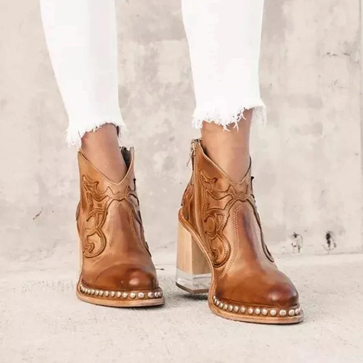 Sue Norwich Embroidered Leather Boots