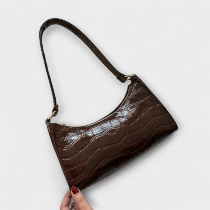 Millie™ Glossy Leather Handbag