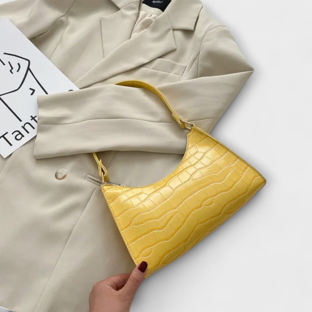 Millie™ Glossy Leather Handbag