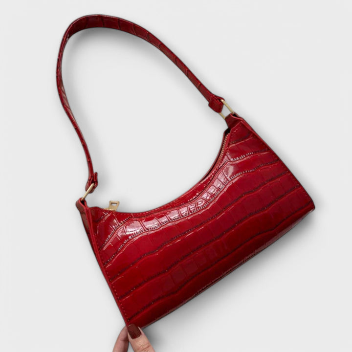 Millie™ Glossy Leather Handbag