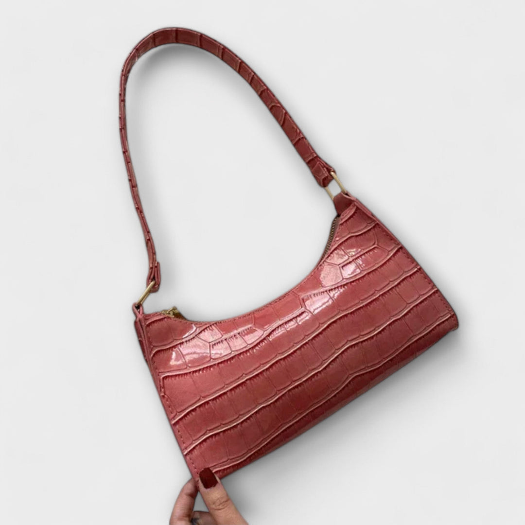Millie™ Glossy Leather Handbag