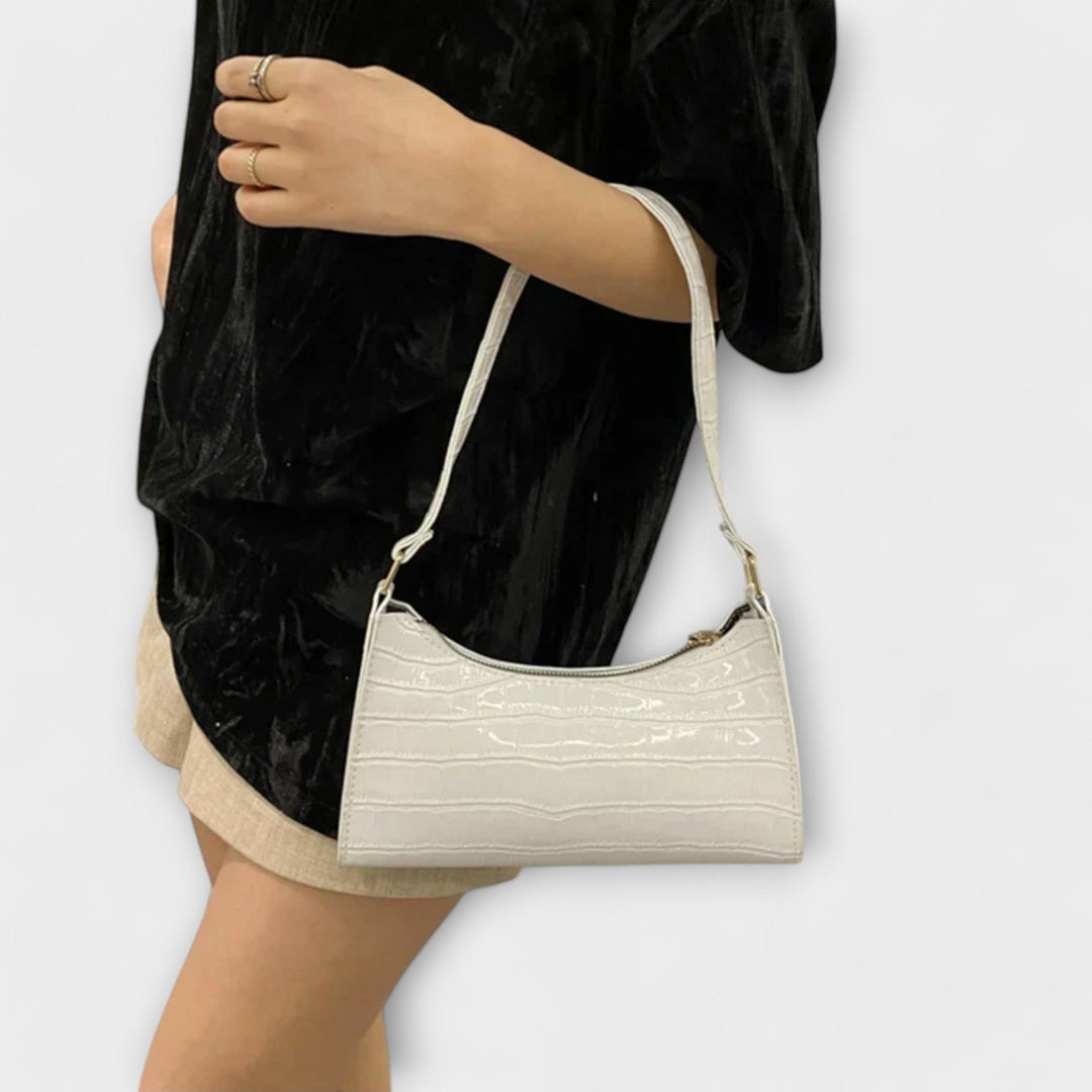 Millie™ Glossy Leather Handbag