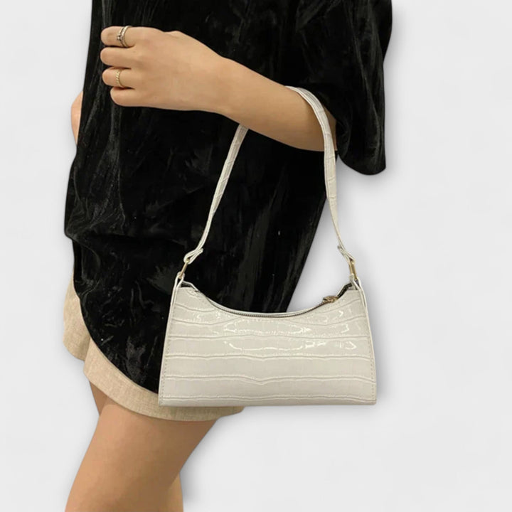 Millie™ Glossy Leather Handbag