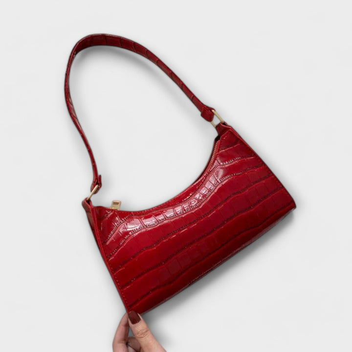 Millie™ Glossy Leather Handbag