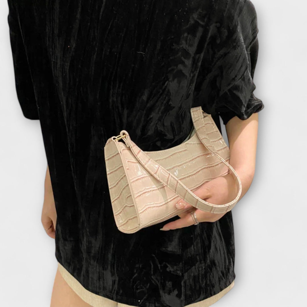 Millie™ Glossy Leather Handbag