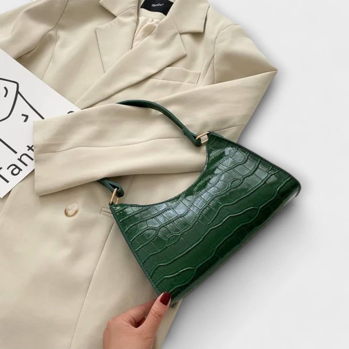 Millie™ Glossy Leather Handbag