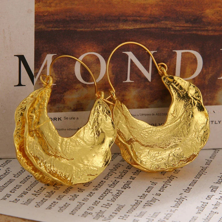 Alora™ Vintage Silver & Gold Earrings