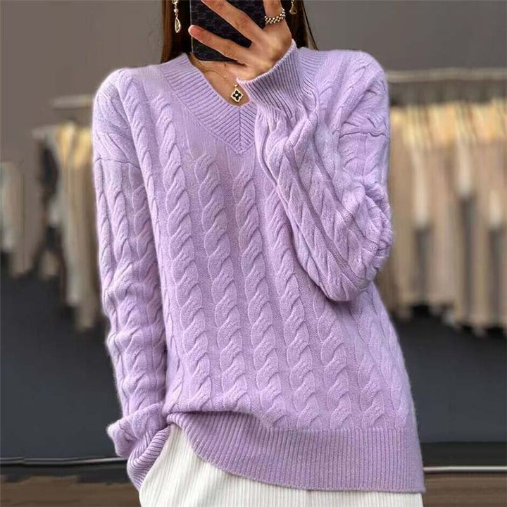Charlene™ - Stylish Knit Sweater
