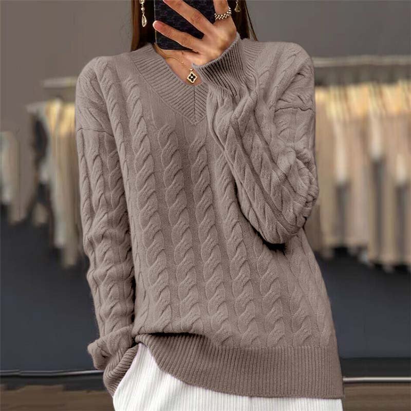 Charlene™ - Stylish Knit Sweater