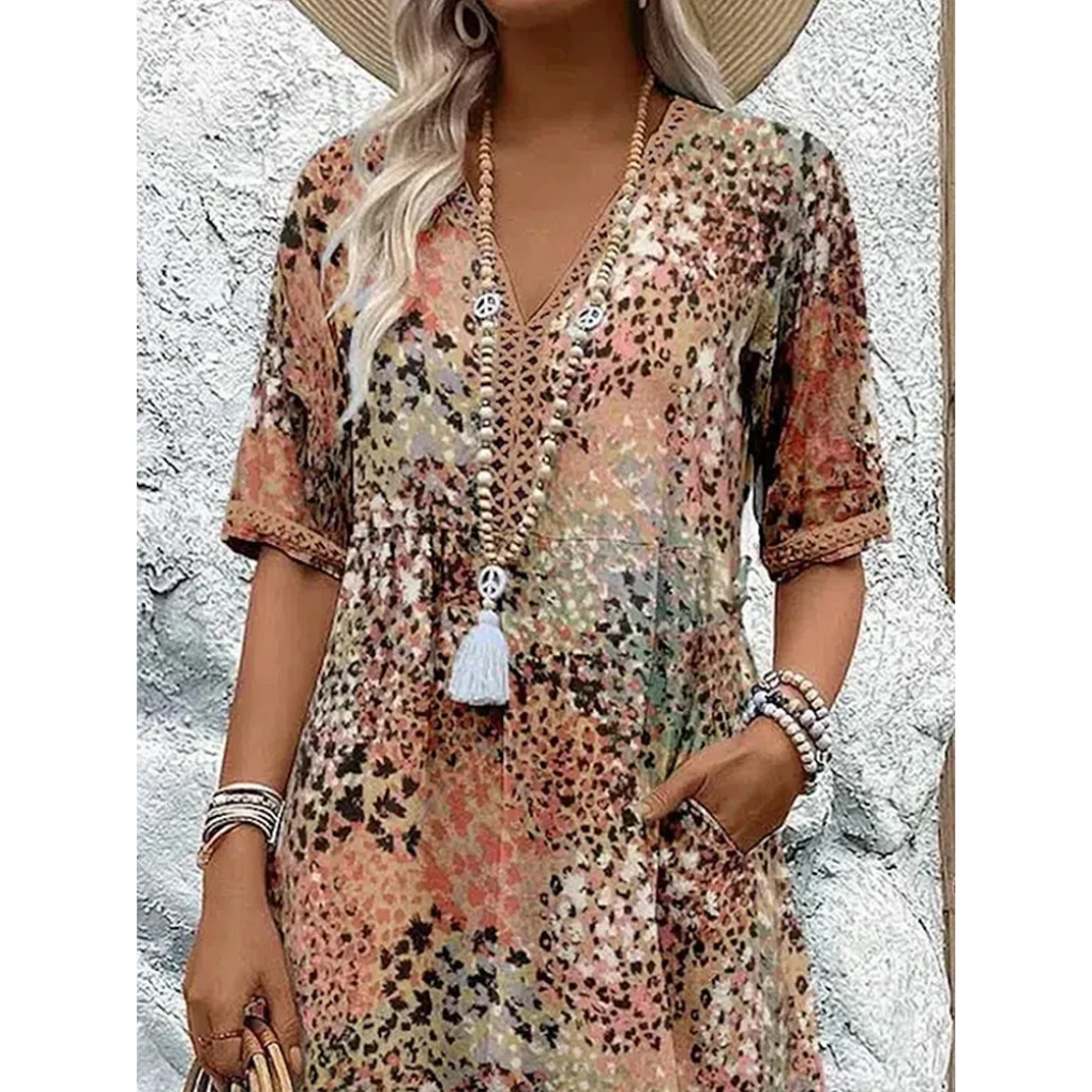 VIVIENNE – Floral Radiance Dress