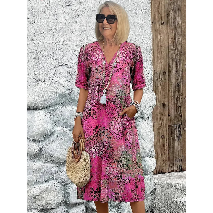 VIVIENNE – Floral Radiance Dress