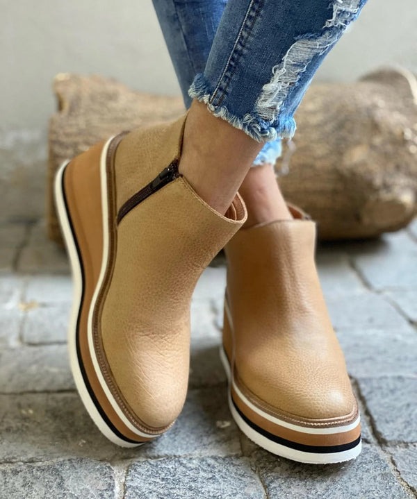 Kamala Casual Wedge Ankle Boots