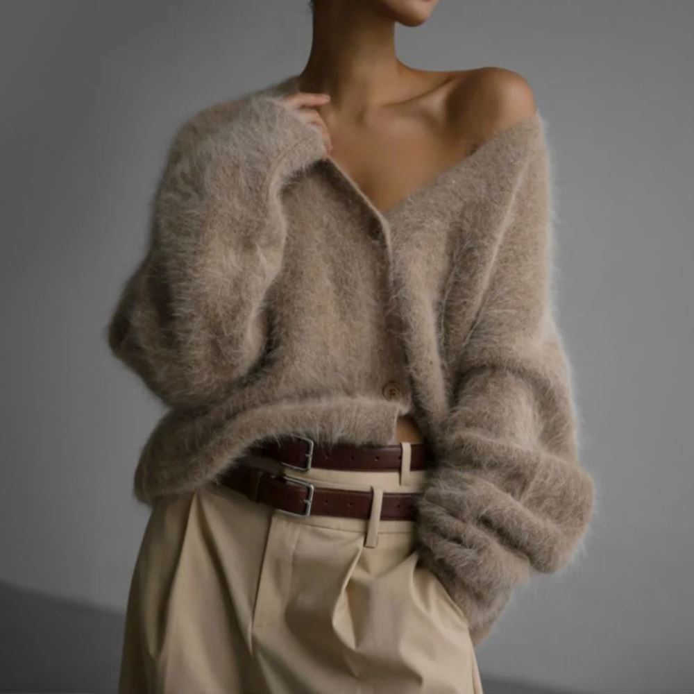 Eliza™ - Cozy Faux Fur Cardigan