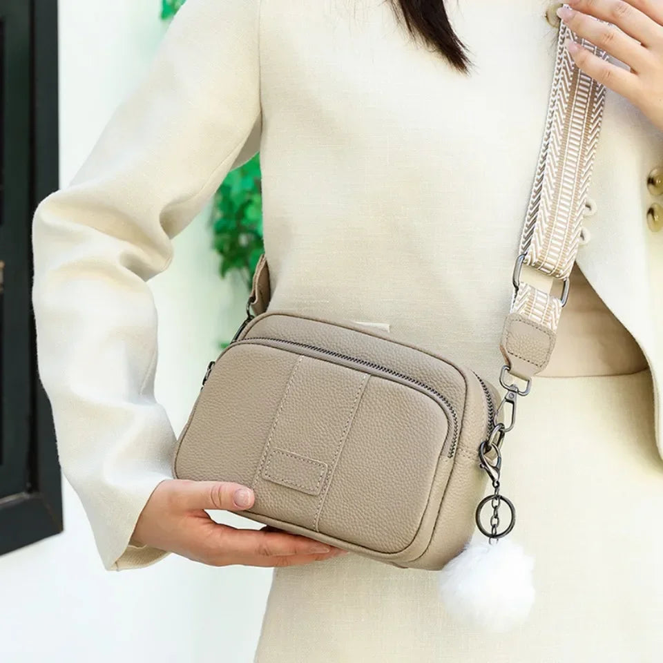 Maeve | Refined Leather Shoulder Bag