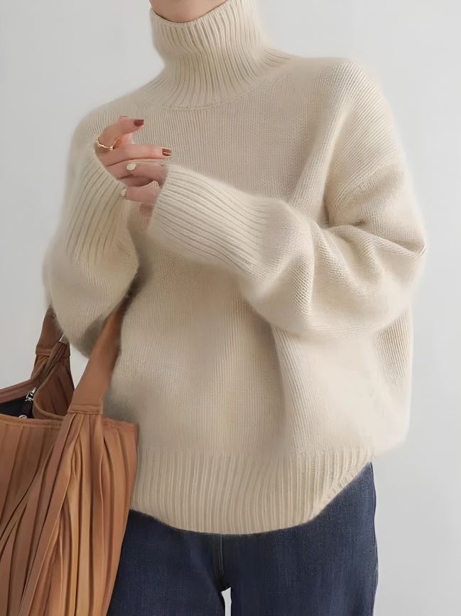 Yeke™ - Snug Turtleneck Knit Sweater