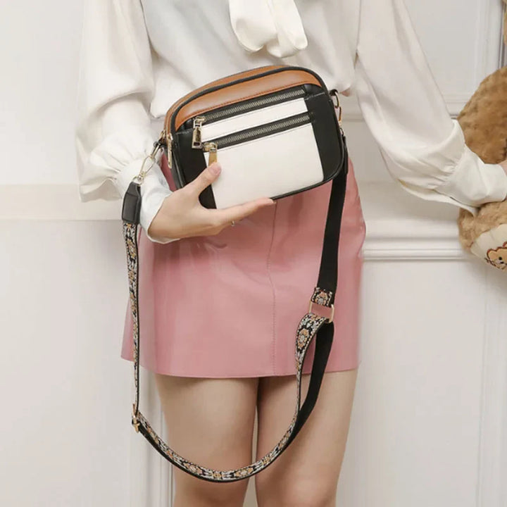 Violet | Refined Leather Shoulder Bag