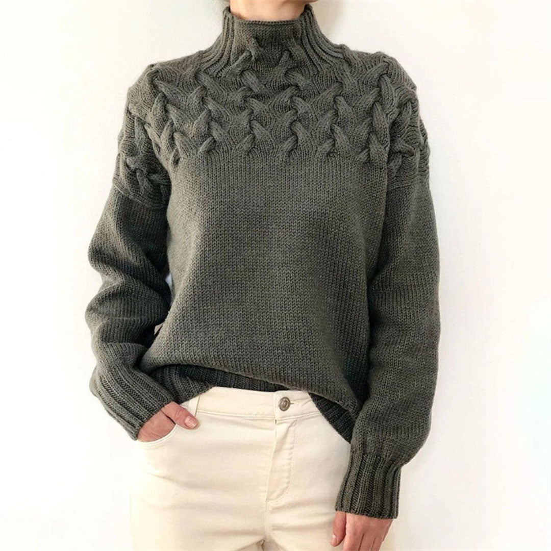 Tiarni™ - Cozy Knit Turtleneck Sweater