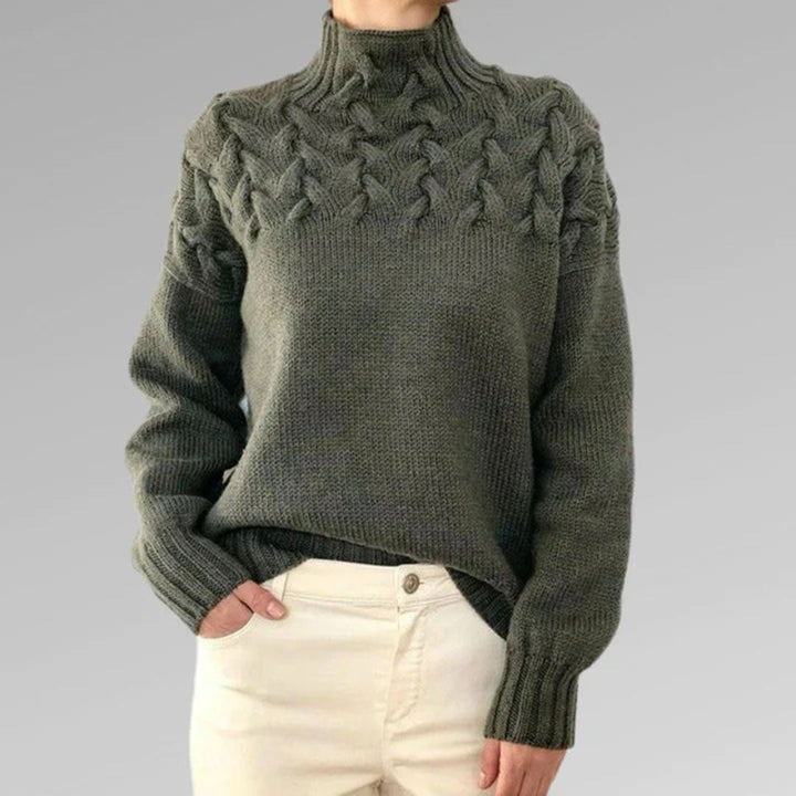 Tiarni™ - Cozy Knit Turtleneck Sweater