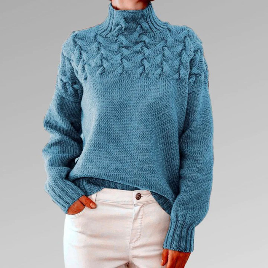 Tiarni™ - Cozy Knit Turtleneck Sweater