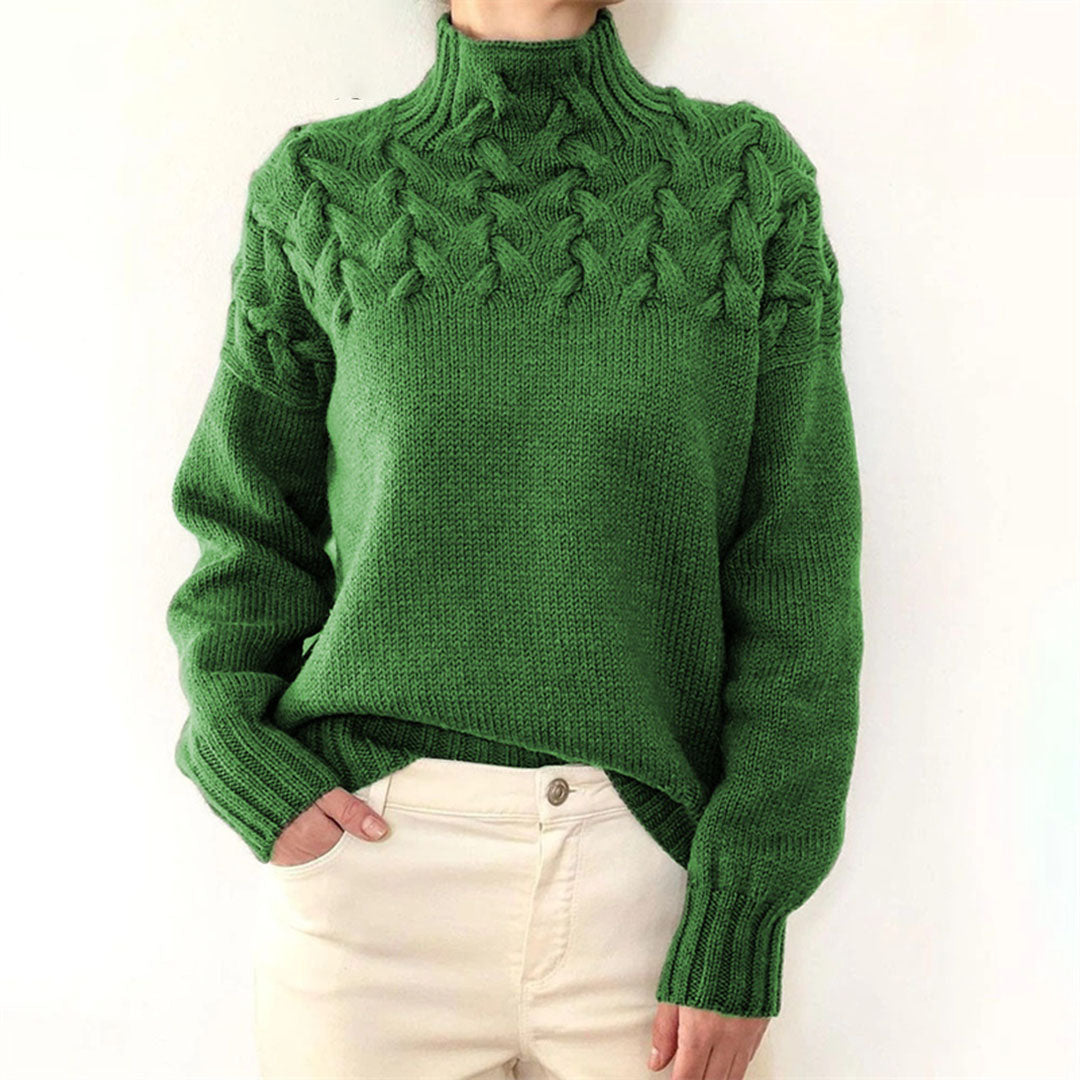 Tiarni™ - Cozy Knit Turtleneck Sweater