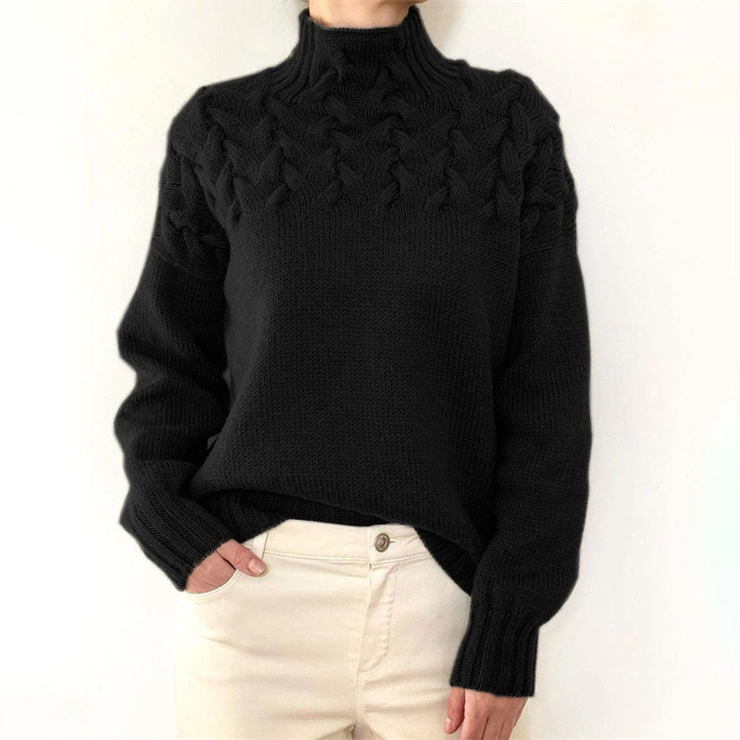 Tiarni™ - Cozy Knit Turtleneck Sweater