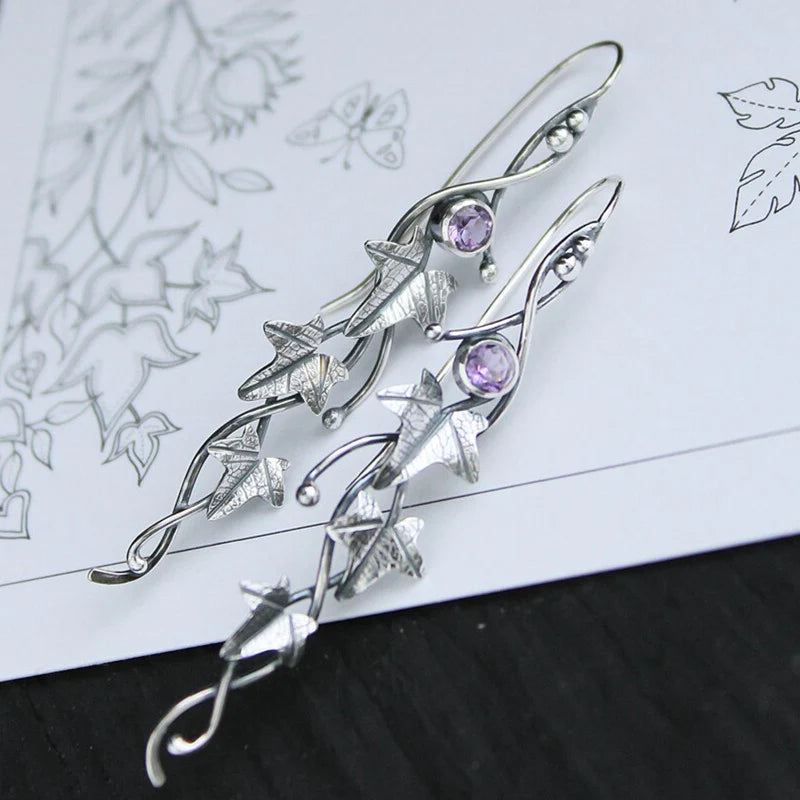 Teagan™ Vintage Leaf Elf Earrings